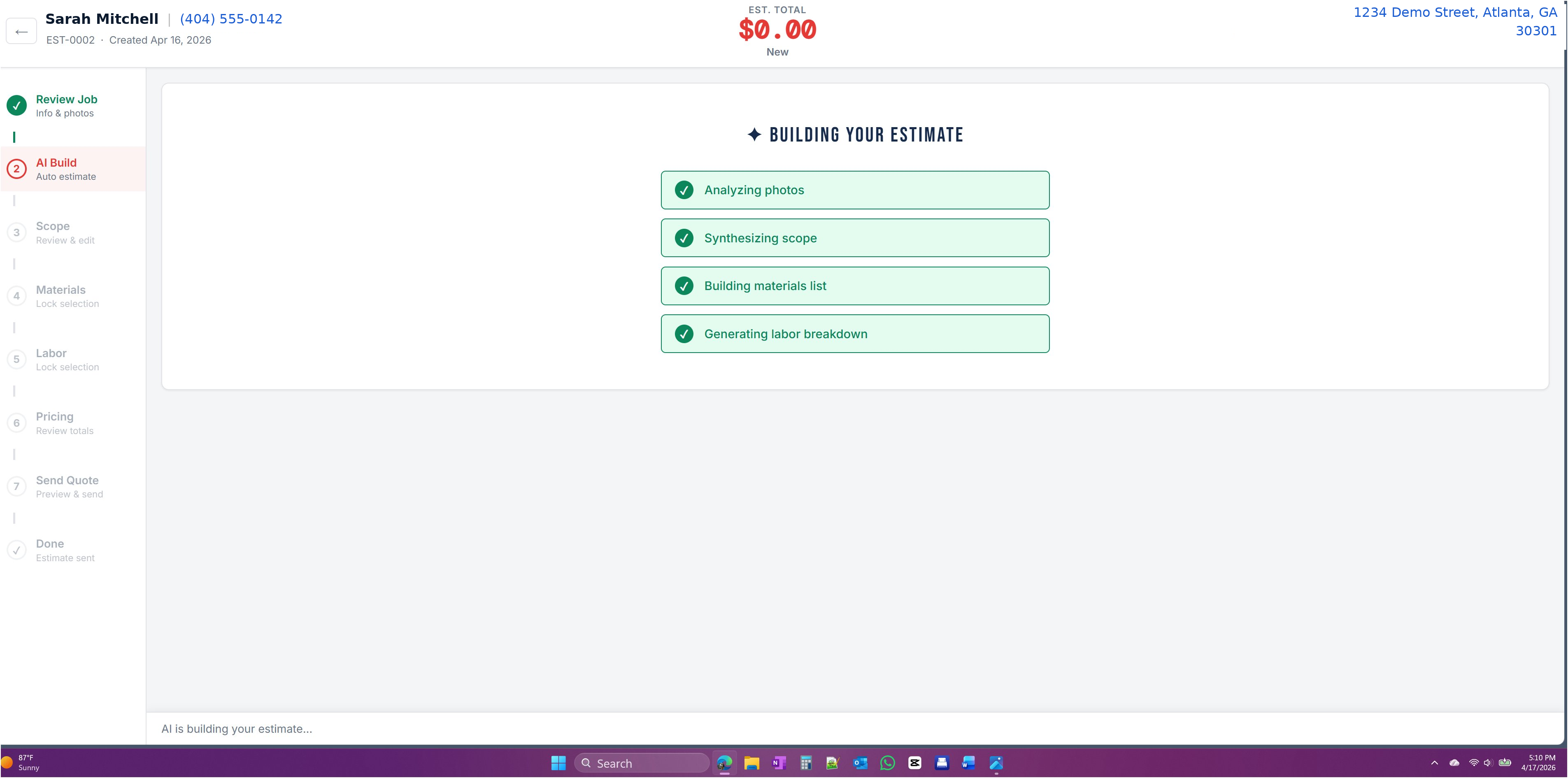 RUHEAD AI Build in progress